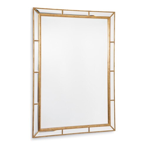 Gold beveled mirror